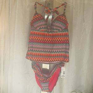 2pc tankini sz 14 NEW